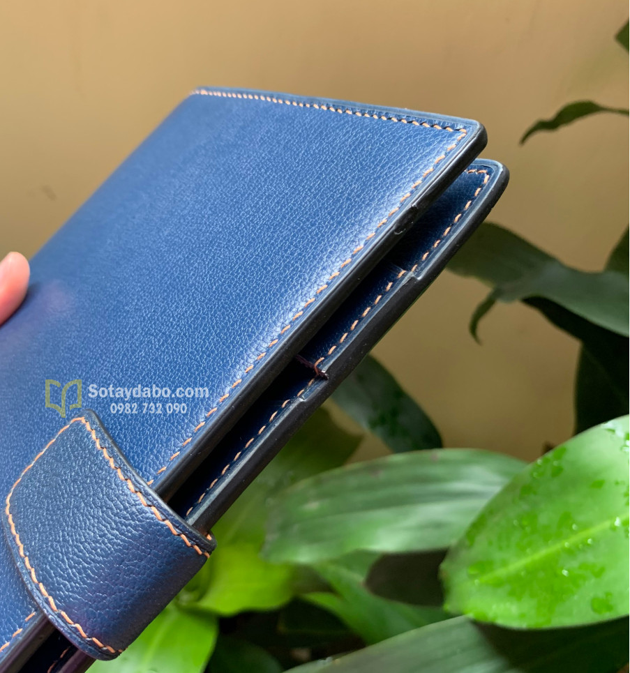Sổ da cao cấp gáy còng Size A5 7 sổ tay handmade